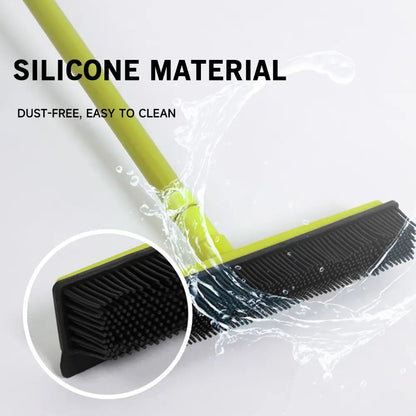Pet Hair Removal Broom - Extends to 5FT Shedding Grooming Kit Deshedding Tool Efficient Cleaning No Hair Sticking No Dust Raising