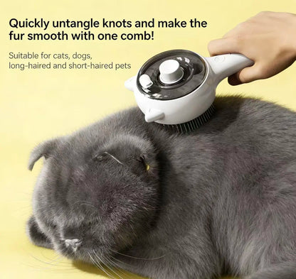 Professional Pet Grooming Spray Brush for Effortlessly Removing Loose Fur from Cats