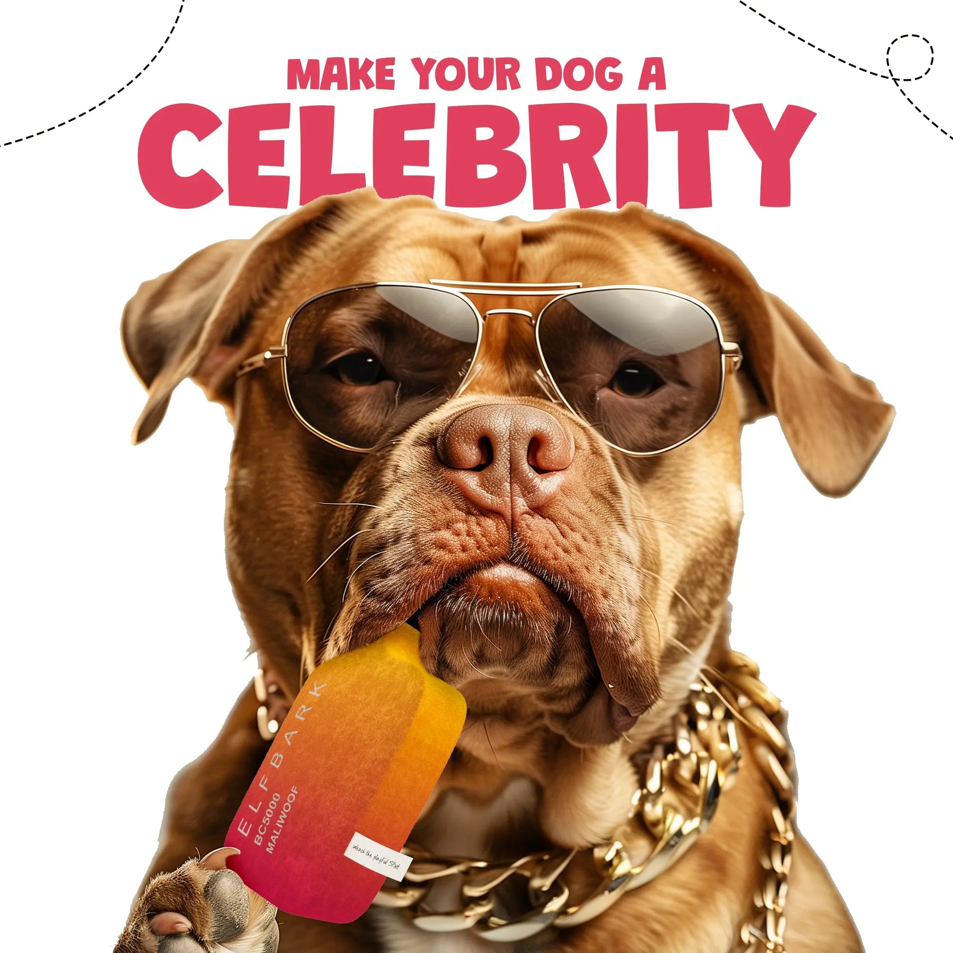 Parody Dog Toy with Squeaker - Humorous Vaping-Themed Toy for Dogs of All Sizes