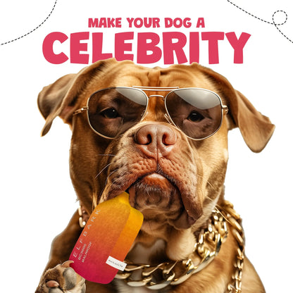 Parody Dog Toy with Squeaker - Humorous Vaping-Themed Toy for Dogs of All Sizes