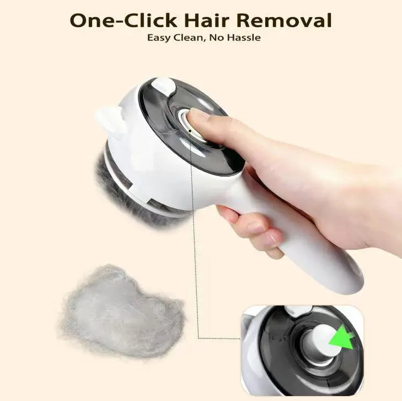 Professional Pet Grooming Spray Brush for Effortlessly Removing Loose Fur from Cats