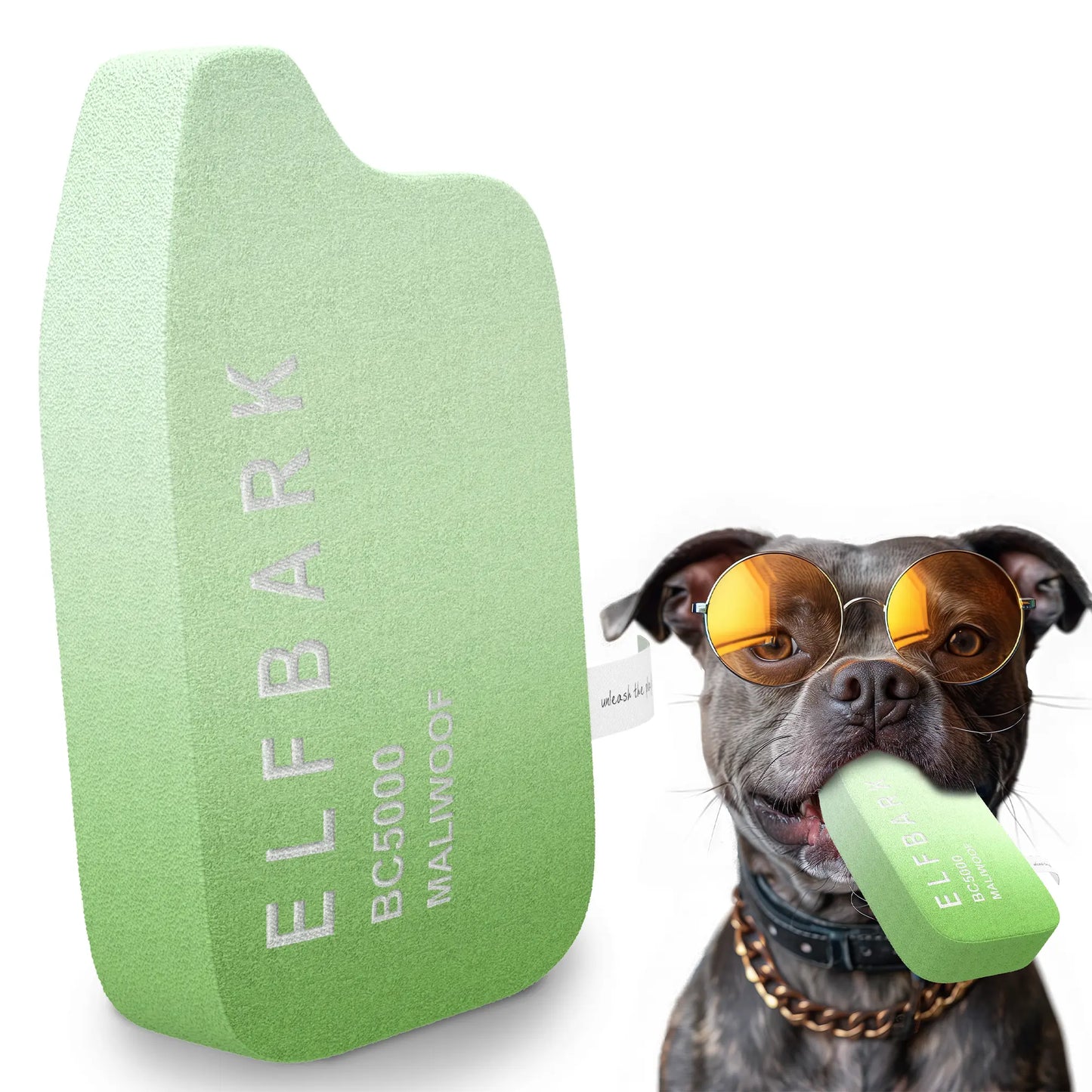 Parody Dog Toy with Squeaker - Humorous Vaping-Themed Toy for Dogs of All Sizes